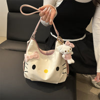 Hello Kitty Premium Kawaii Gift Hamper – Sanrio Gift Box with Cushion Pillow, Shoulder Bag, Plush Toy & Cosmetic Pouch