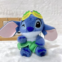 Cute Stitch Plush Keychain – Soft Kawaii Cartoon Doll Keyring | Random Summer Outfit Design