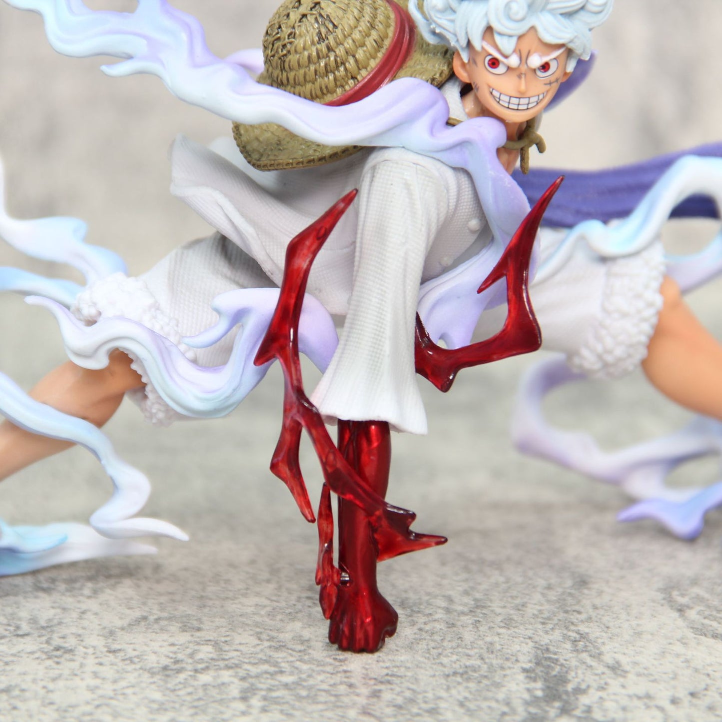 Monkey D. Luffy Gear 5 Nika Action Figure – 17 cm One Piece Anime Collectible Statue with Box | Luffy Anime Figurine for Desk, Shelf & Otaku Collection