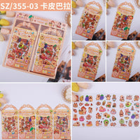 Capybara Kawaii Sticker Box – Happy Everyday Collection(set of 2)