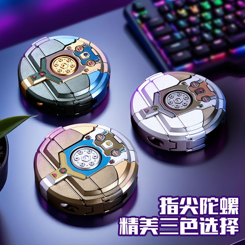 2-in-1 Transformer Robot Spinner Toy | Spinning Ball to Robot Transforming Action Figure for Kids