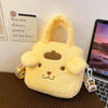 Kawaii Plush Cartoon Character Handbag for Girls – Cute Furry Crossbody Bag | Sanrio & Cartoon Style Shoulder Bag