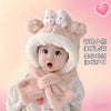 Kawaii Baby Winter Hooded Scarf – Ultra Soft Animal Ear Kids Cap with Neck Warmer