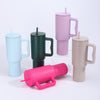 Large Capacity Kawaii Tumbler with Handle and Straw 1200ML – Colorful Travel Water Cup for Hot & Cold Drinks