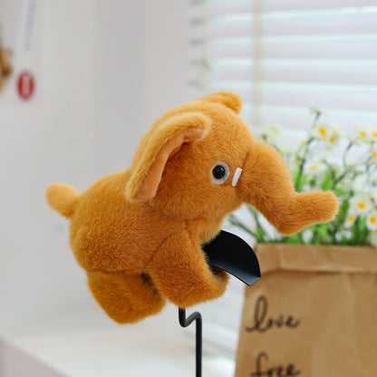 Cute Elephant Plush Wrist Hugger – Soft Stuffed Elephant Hand Bracelet Toy for Kids & Girls