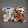 Cute Teddy Bear Plush Keychain with Hat – Kawaii Soft Toy Keyring for Bags, Keys & Gifts