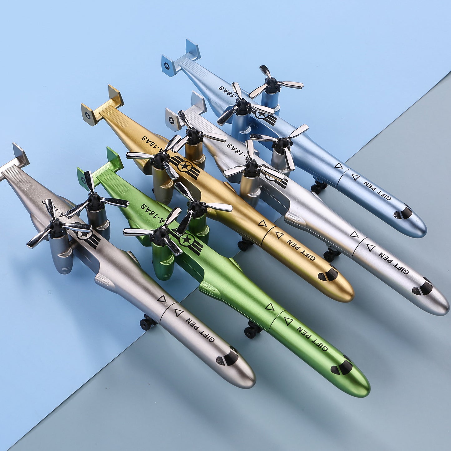 Military Helicopter Aircraft Design Gel Pen | Creative Fighter Plane Pen for Kids & Students | Novelty Stationery Gift