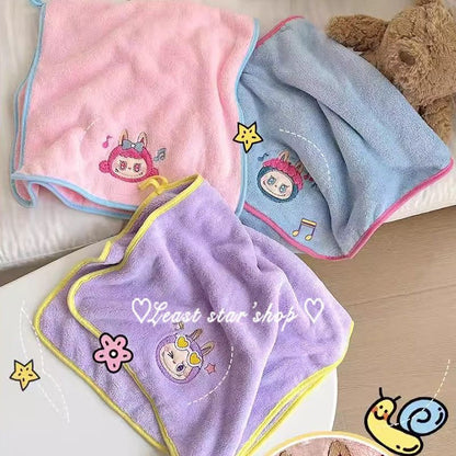 Labubu  Super Soft Microfiber Cartoon bath Towel