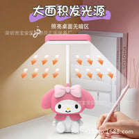 Cute Sanrio Character LED Table Lamp with Built-in Sharpener – My Melody & Kuromi Desk Light for Kids, Students & Kawaii Lovers