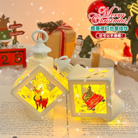 LED Christmas Theme Decorative Lantern – Warm White Festive Glow Lamp for Home Décor