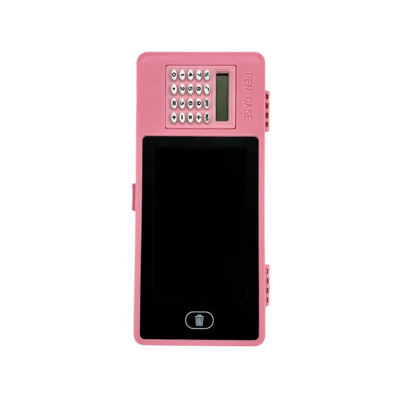 Cute Utility Stationery Gift Hamper – Calculator Pen Case, Notebook, Pouch, Stickers & Eraser Set