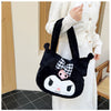 Kawaii Sanrio Plush Shoulder Bag – My Melody, Kuromi & Cinnamoroll Soft Furry Handbag