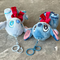 Cute Stitch Plush Keychain | Soft Anime Cartoon Bag Charm & Backpack Pendant