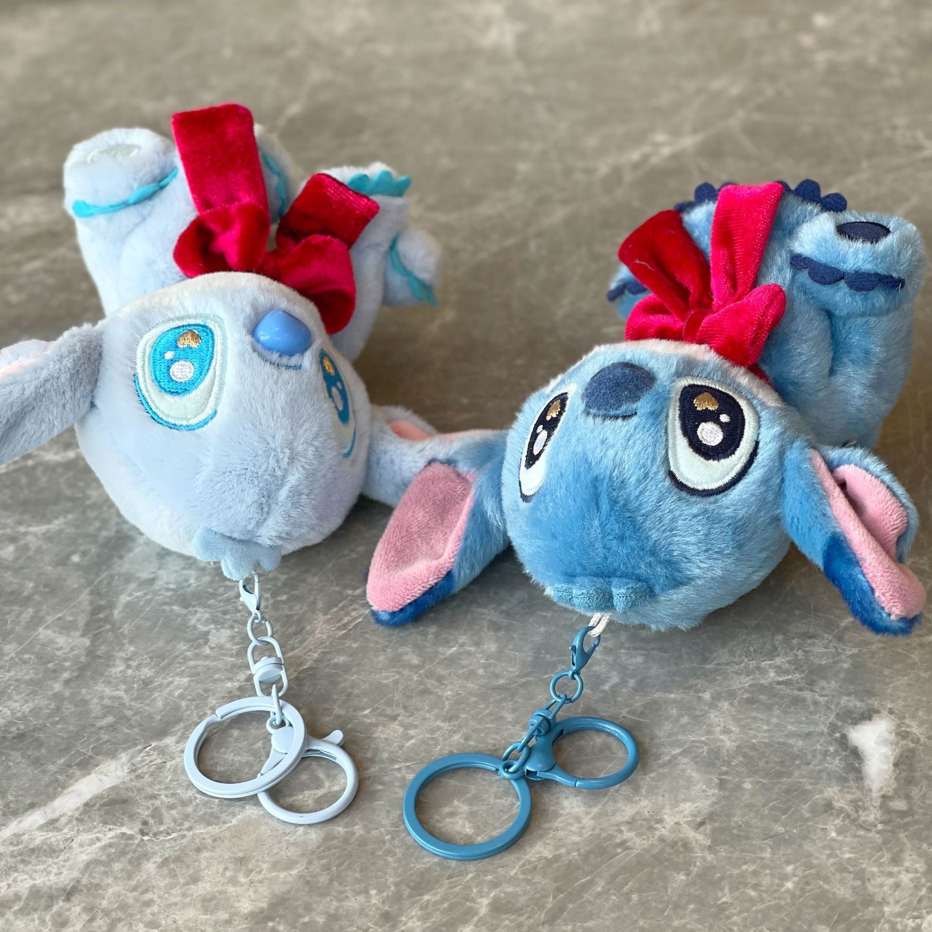 Cute Stitch Plush Keychain | Soft Anime Cartoon Bag Charm & Backpack Pendant