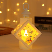 LED Christmas Theme Decorative Lantern – Warm White Festive Glow Lamp for Home Décor