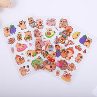 Capybara Kawaii Sticker Box – Happy Everyday Collection(set of 2)