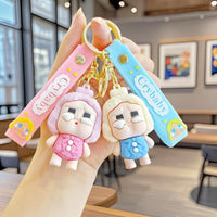 Cry Baby Character Keychain with Wrist Strap