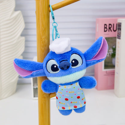 Stitch Chef Kawaii Plush Keychain
