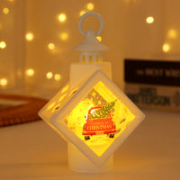 LED Christmas Theme Decorative Lantern – Warm White Festive Glow Lamp for Home Décor