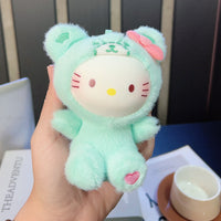 Hello Kitty Plush Teddy Bear Soft Toy – Pastel Hoodie Design