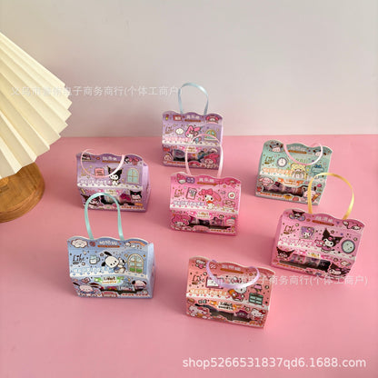 Sanrio Characters Blind Box Washi Tape Set (Pack of 5 Tapes) – Kawaii Decorative Masking Tapes for Journaling, Scrapbooking & DIY Crafts