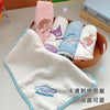 Sanrio Characters Face Towel Set (5 pcs) – My Melody, Cinnamoroll, Kuromi, and Friends | Soft Cotton Hand Towels for Kids & Adults