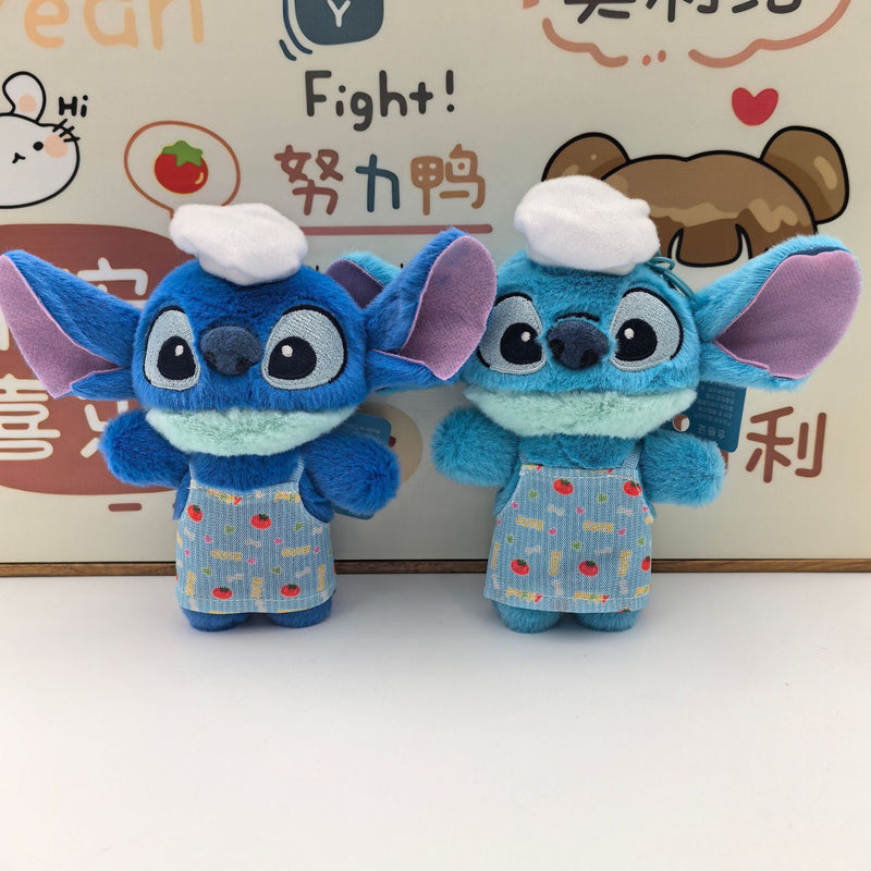 Stitch Chef Kawaii Plush Keychain