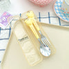 Sanrio Character Fork & Spoon Set with Case – Cute Travel Cutlery for Kids & Adults