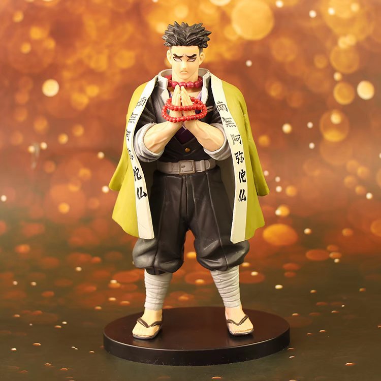 Demon Slayer Gyomei Himejima Action Figure 22 cm | Kimetsu no Yaiba Anime Collectible Statue with Base & Box