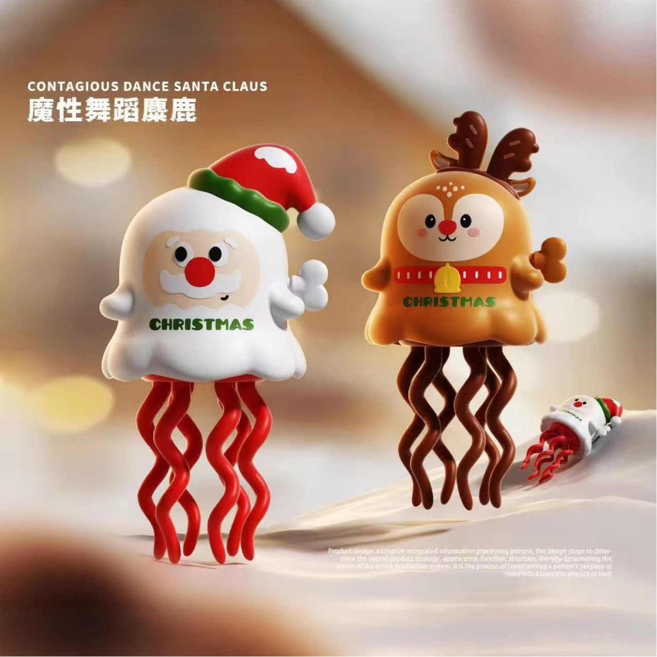 Cute Twist Dancing Toy – Wiggly Walking Cartoon Animal & Christmas Character Toy | No Battery Required | Sensory Fidget Toy for Kids (1 Piece, Random Design)