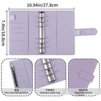 Kawaii Budget Binder Diary with Zipper Cash Envelopes – Money Saving Planner, Expense Tracker, A6 Refillable Binder for Budgeting & Finance Management