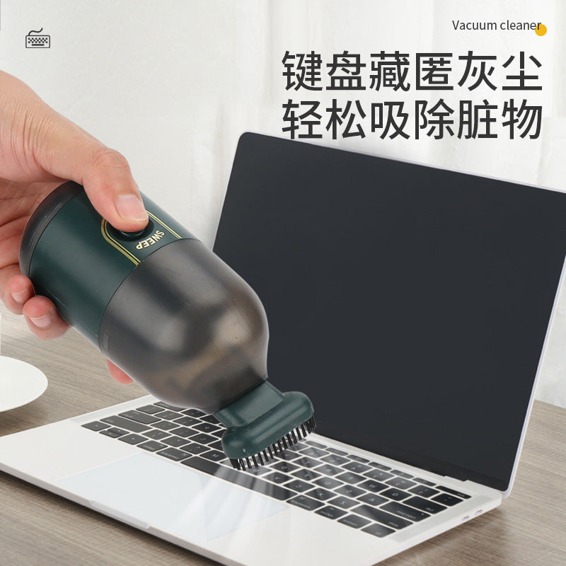 Mini Portable Wireless Vacuum Cleaner for Home, Car & Office – Handheld Dust Remover for Keyboard, Sofa & Desk