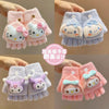 Kawaii Plush Flip-Cover Winter Gloves for Kids – Hello Kitty, Cinnamoroll, Kuromi & My Melody Designs
