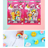 Unicorn Eraser Set