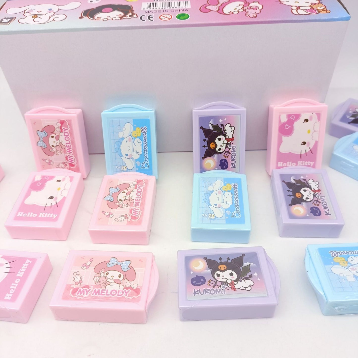 Kawaii Magic Box Erasers – Pack of 4