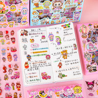 ✨ Labubu Kawaii Sticker Box – 100+ Cute Stickers ✨