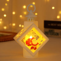 LED Christmas Theme Decorative Lantern – Warm White Festive Glow Lamp for Home Décor