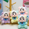 Shinchan Kawaii Plush Keychain – Pastel Edition