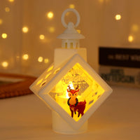 LED Christmas Theme Decorative Lantern – Warm White Festive Glow Lamp for Home Décor