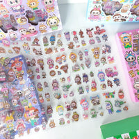 ✨ Labubu Kawaii Sticker Box – 100+ Cute Stickers ✨