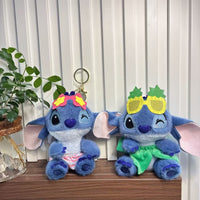 Cute Stitch Plush Keychain – Soft Kawaii Cartoon Doll Keyring | Random Summer Outfit Design