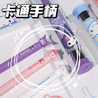 Sanrio Character Toothbrush Set – Kuromi, Cinnamoroll, My Melody & Hello Kitty Travel Toothbrush with Case