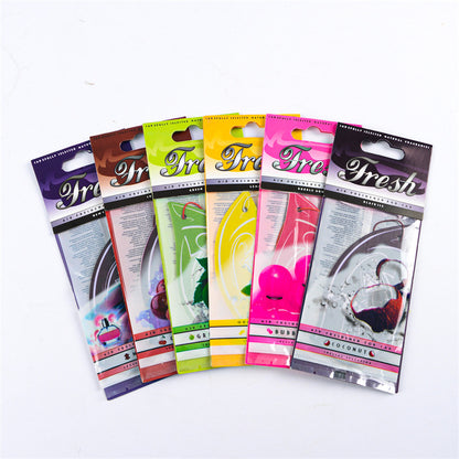 Fresh Hanging Car Air Freshener Set of 6 | Long Lasting Car Perfume | Premium Hanging Air Freshener | Car Fragrance for SUV, Sedan & Hatchback | Mixed Assorted Scents