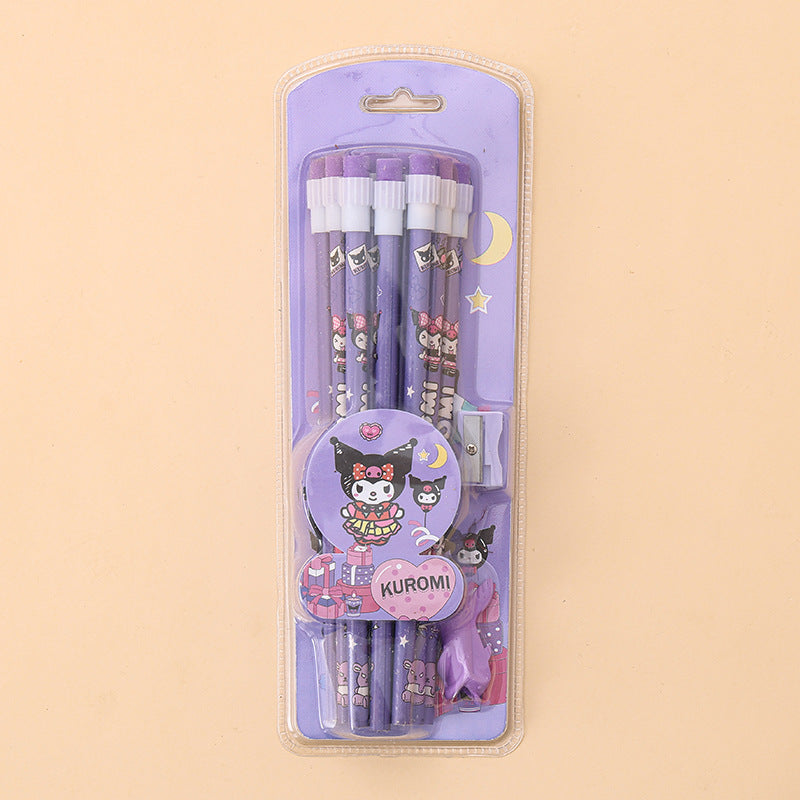 Kawaii Pencil set with sharpner