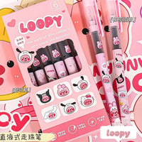 Cute Cartoonistic Gel Pen set (set of 6)