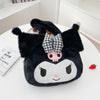 Kawaii Sanrio Plush Shoulder Bag – My Melody, Kuromi & Cinnamoroll Soft Furry Handbag