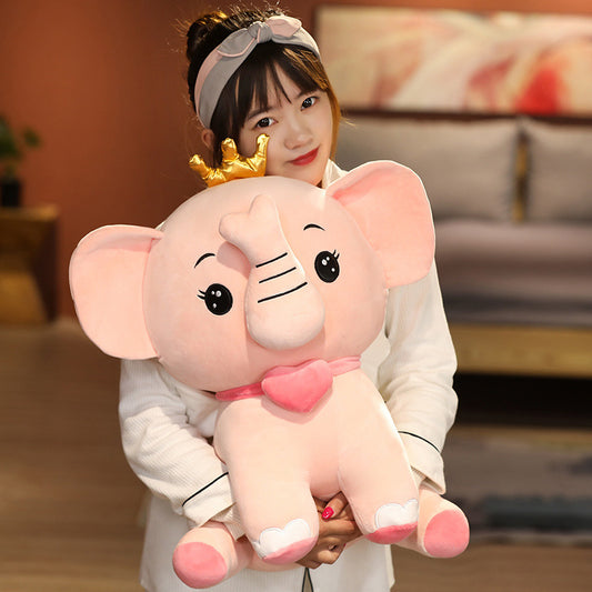 Crown Elephant (Pink)-120 CM
