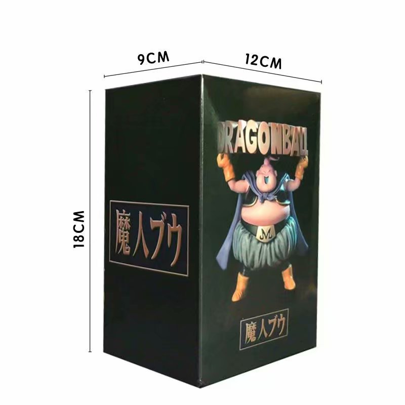 Dragon Ball Z Majin Buu (Fat Buu) Standing Ashtray with Storage Box – Anime Collectible Ash Tray Figure | DBZ Smoking Accessory | Cartoon Resin Desk Decor