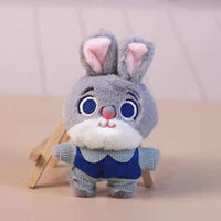 Disney Zootopia Plush Keychain – Nick Wilde & Judy Hopps Soft Toy Bag Charm | Cute Cartoon Keyring for Kids & Gifts