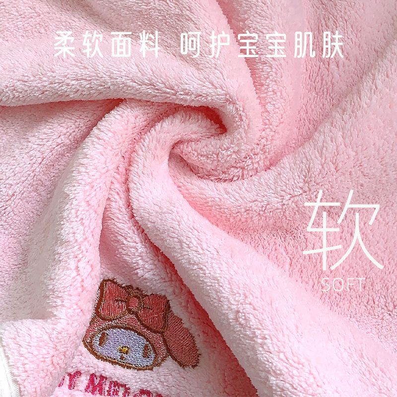 Sanrio Characters Face Towel Set (5 pcs) – My Melody, Cinnamoroll, Kuromi, and Friends | Soft Cotton Hand Towels for Kids & Adults